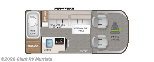 2026 Rize 18M by Thor Motor Coach from Giant RV in Murrieta, California