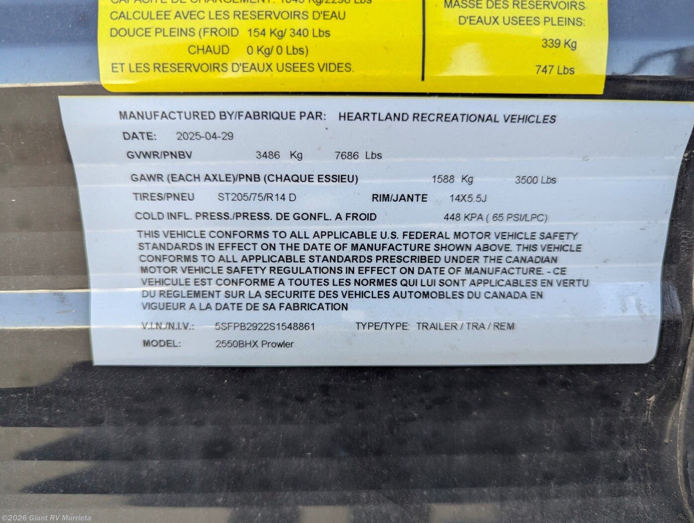 New 2025 Heartland Prowler Lynx 2550BHX available in Murrieta, California