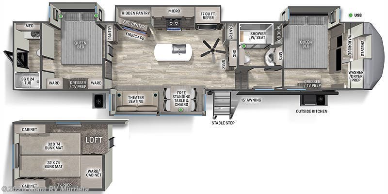 2026 Forest River Sierra 4002FB - New Fifth Wheel For Sale by Giant RV in Murrieta, California