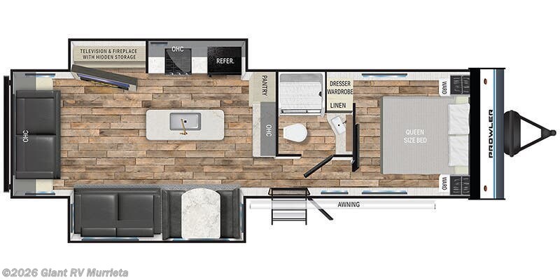2025 Heartland Prowler 3009RL - New Travel Trailer For Sale by Giant RV in Murrieta, California