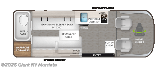 2026 Tellaro 20L by Thor Motor Coach from Giant RV in Murrieta, California