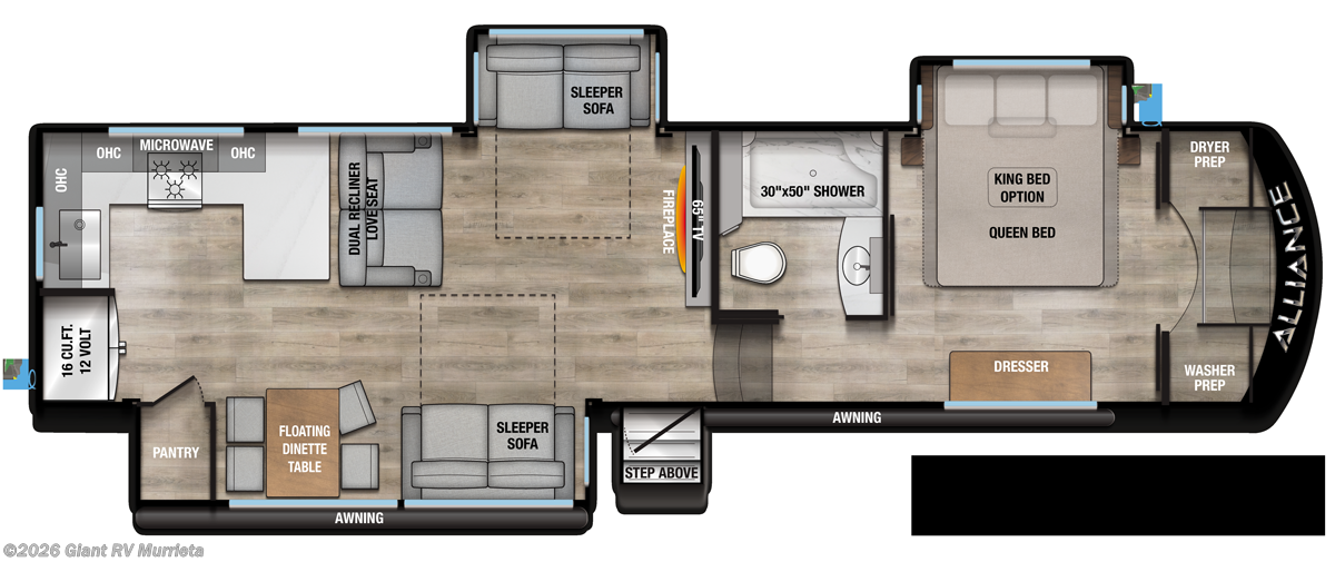 2026 Alliance RV Avenue 35RKS - New Fifth Wheel For Sale by Giant RV in Murrieta, California