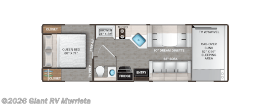 2026 Four Winds 28G by Thor Motor Coach from Giant RV in Murrieta, California