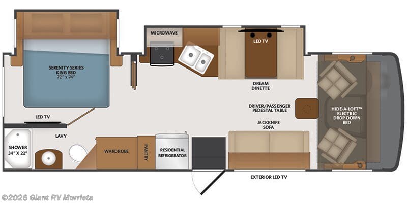 2026 Fleetwood Flair 28A - New Class A For Sale by Giant RV in Murrieta, California