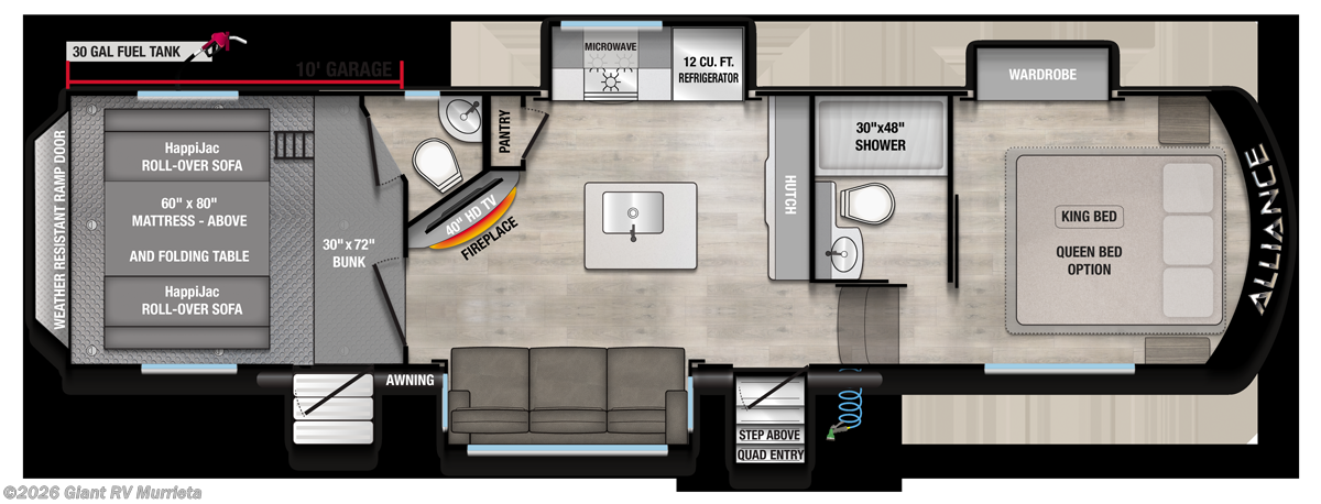 2026 Valor 32A10 by Alliance RV from Giant RV in Murrieta, California