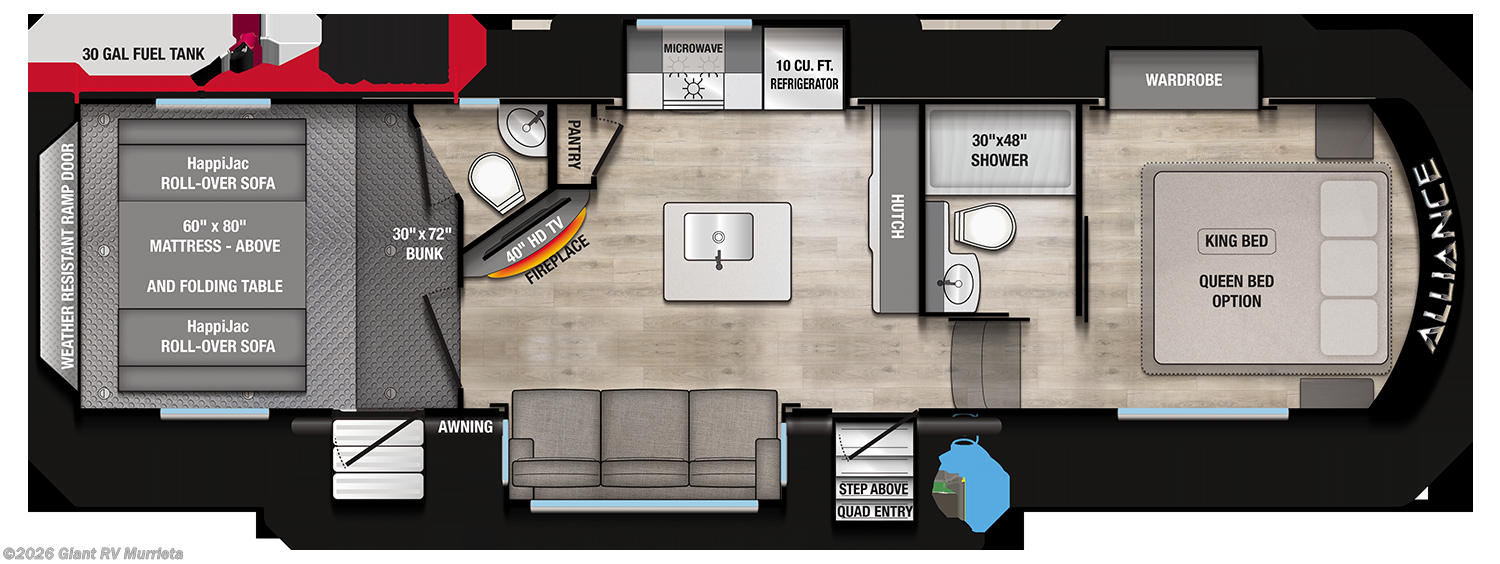 2026 Alliance RV Valor 32A10 - New Fifth Wheel For Sale by Giant RV in Murrieta, California