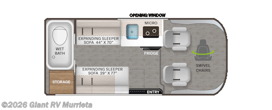 2026 Rize 18G by Thor Motor Coach from Giant RV in Murrieta, California