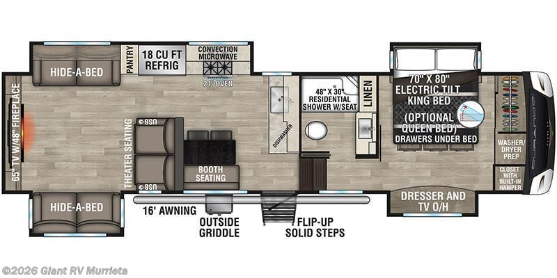 2023 K-Z Durango Gold G360REQ - Used Fifth Wheel For Sale by Giant RV in Murrieta, California