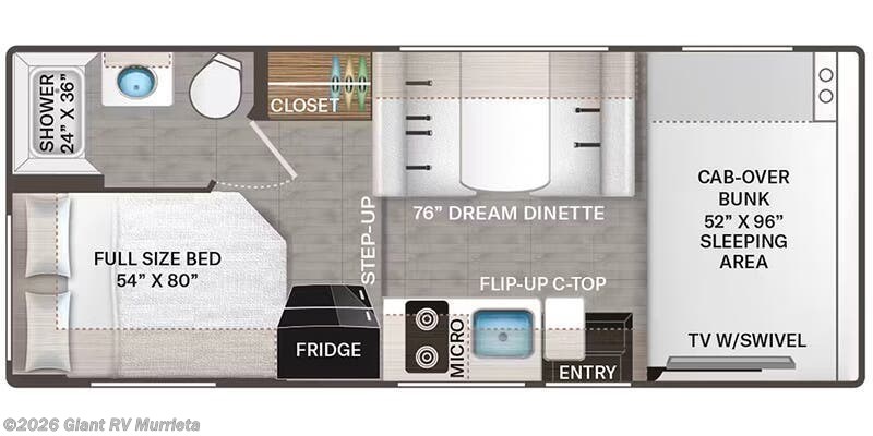 2026 Thor Motor Coach Four Winds 21Z - New Class C For Sale by Giant RV in Murrieta, California