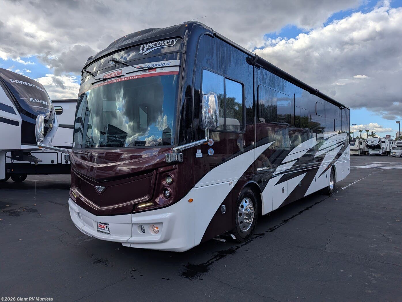 New 2026 Fleetwood Discovery 38N available in Murrieta, California