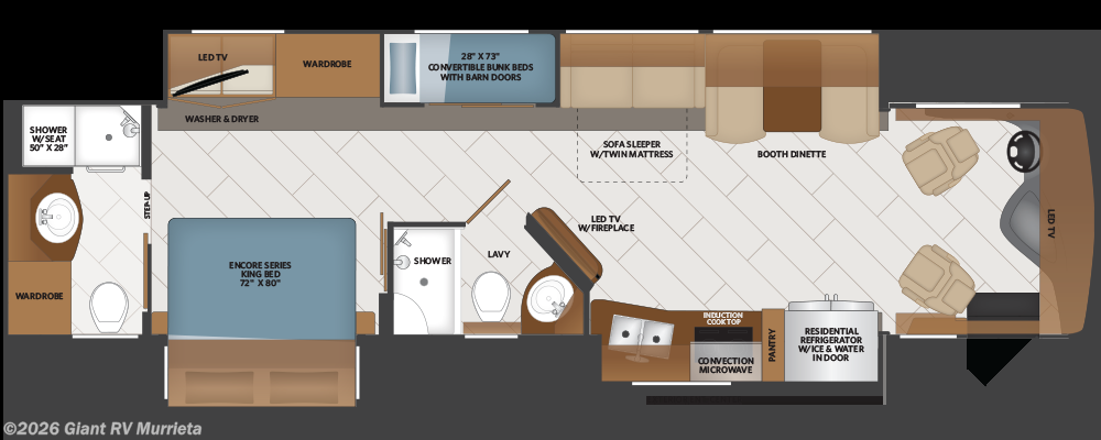2026 Fleetwood Discovery 38N - New Class A For Sale by Giant RV in Murrieta, California