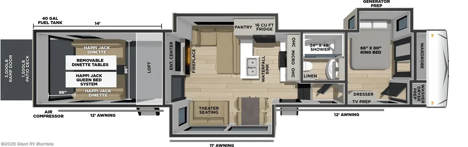 New 2026 Forest River Stealth 4114GX available in Murrieta, California