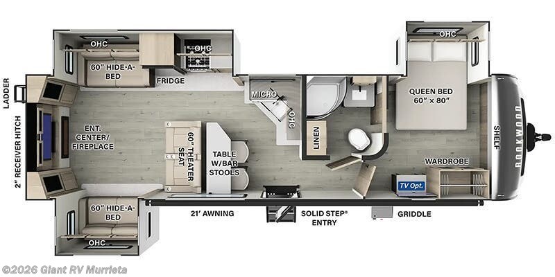 2026 Forest River Rockwood Ultra Lite 2908RL - New Travel Trailer For Sale by Giant RV in Murrieta, California