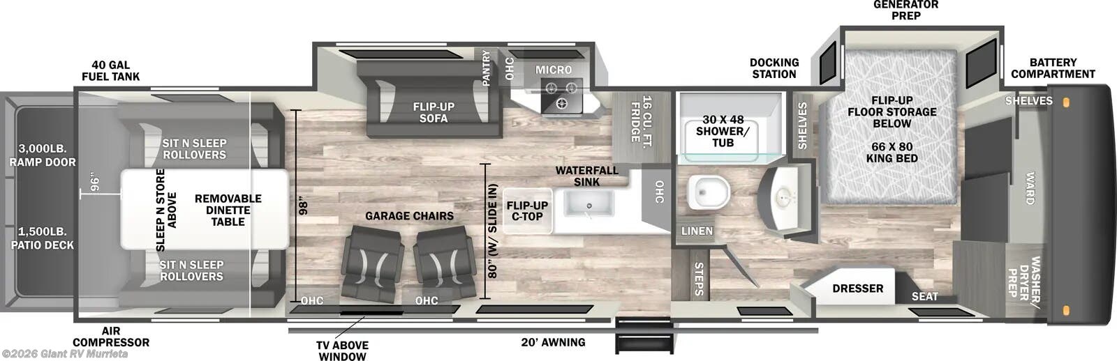 2026 Forest River Stealth 3216GX - New Fifth Wheel For Sale by Giant RV in Murrieta, California