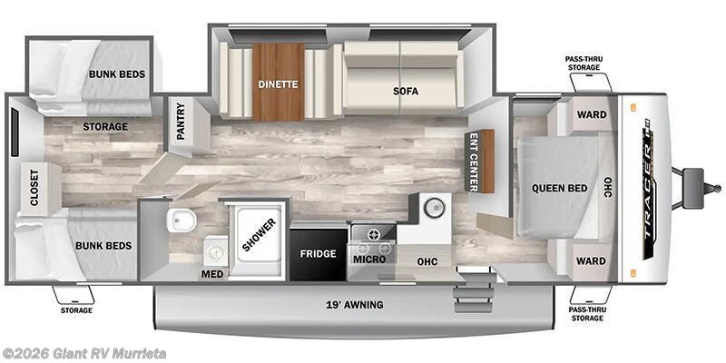 2026 Prime Time Tracer 308BH - New Travel Trailer For Sale by Giant RV in Murrieta, California