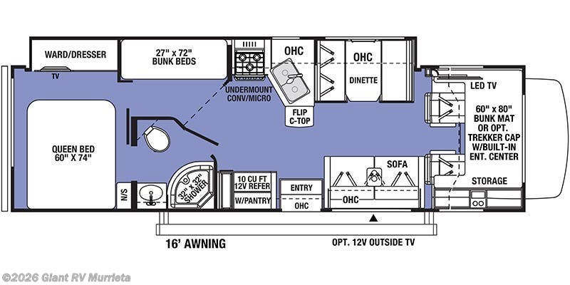 2023 Forest River Sunseeker 3270S - Used Class C For Sale by Giant RV in Murrieta, California