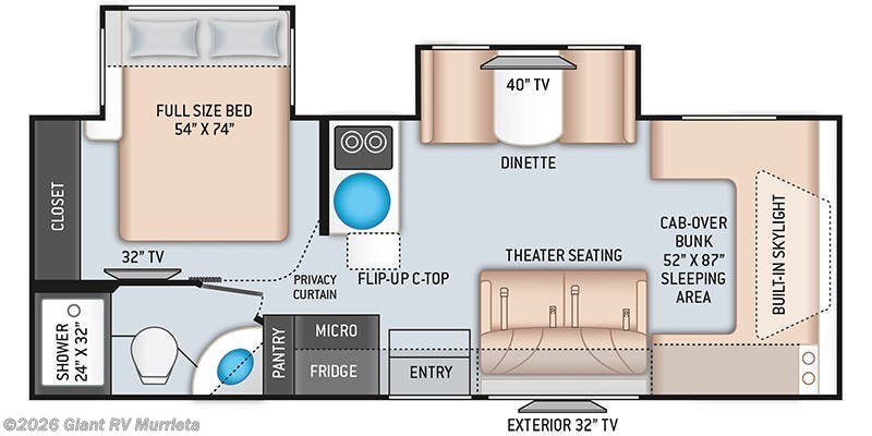 2020 Thor Motor Coach Quantum Sprinter CR24 - Used Class C For Sale by Giant RV in Murrieta, California