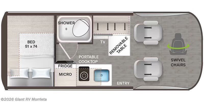 2026 Thor Motor Coach Tranquility 19M - New Class B For Sale by Giant RV in Murrieta, California
