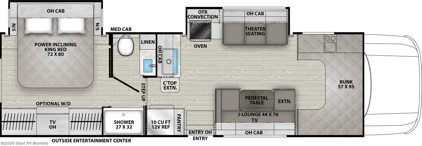 2026 Coachmen Entourage 330DS - New Super C For Sale by Giant RV in Murrieta, California
