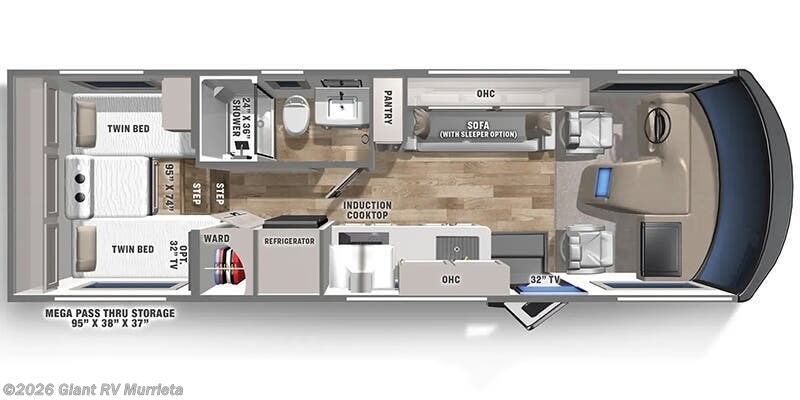 2025 Coachmen Euro 25LE - New Class A For Sale by Giant RV in Murrieta, California