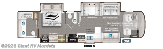 2026 Aria 3901 by Thor Motor Coach from Giant RV in Murrieta, California