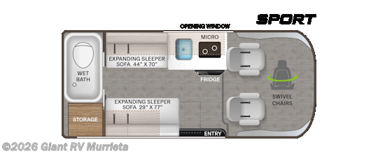 2026 Thor Motor Coach Rize 18GS - New Class B For Sale by Giant RV in Murrieta, California