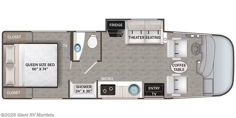 2026 Thor Motor Coach Axis 26.1 - New Class A For Sale by Giant RV in Murrieta, California