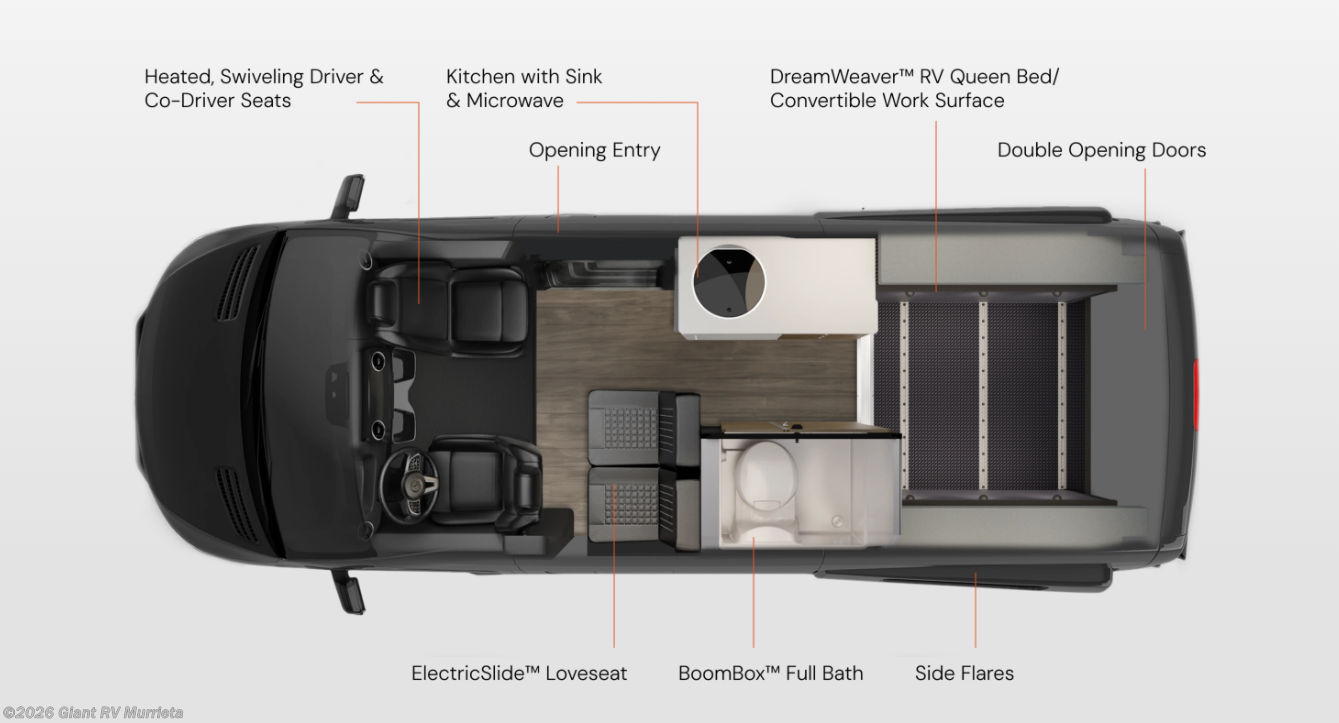 2026 Storyteller Overland CLASSIC MODE XO - New Class B For Sale by Giant RV in Murrieta, California