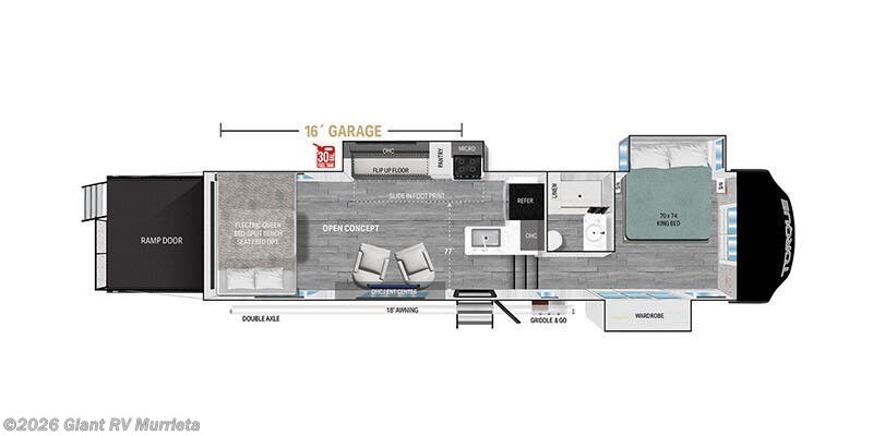 2025 Heartland Torque TQ 316 - New Fifth Wheel For Sale by Giant RV in Murrieta, California