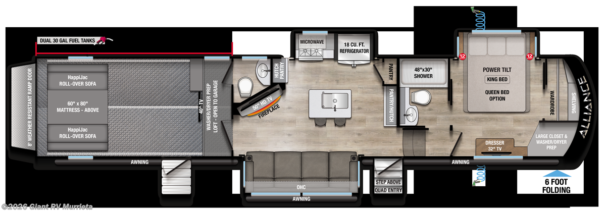 2026 Valor 41V16 by Alliance RV from Giant RV in Murrieta, California