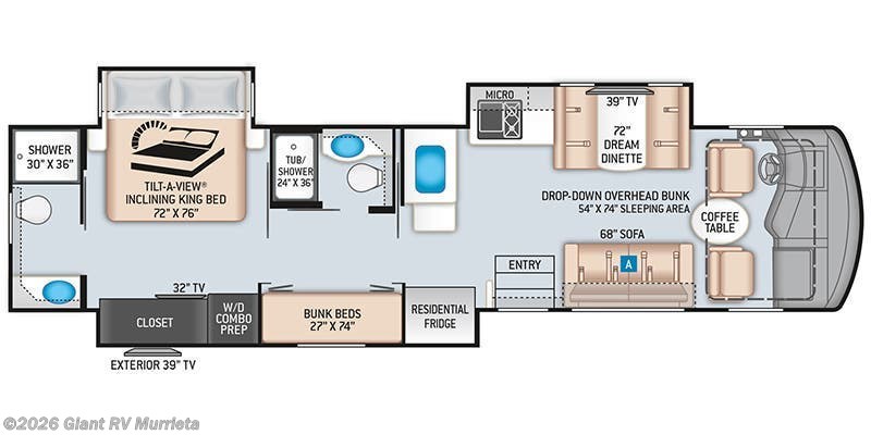 2023 Challenger 37DS by Thor Motor Coach from Giant RV in Murrieta, California