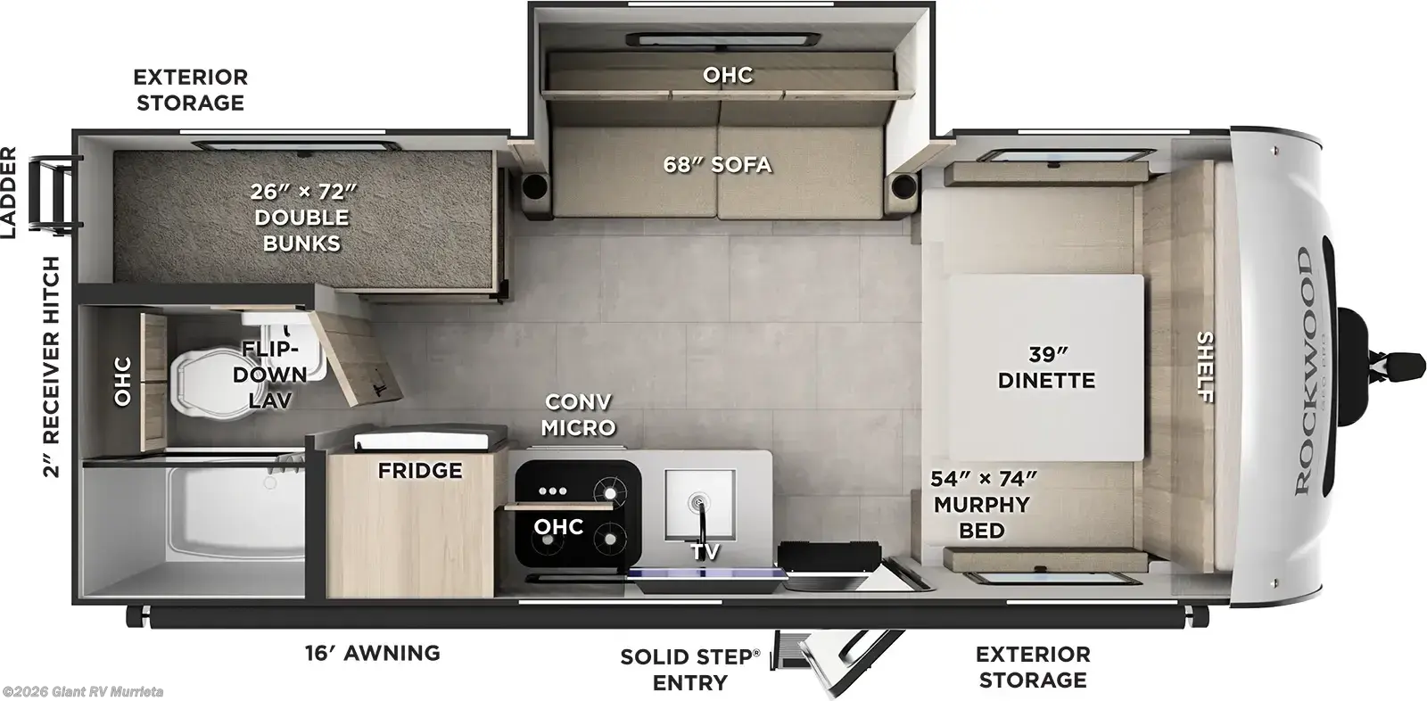 New 2026 Forest River Rockwood Geo Pro G20BHT available in Murrieta, California