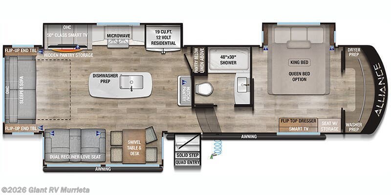 2026 Alliance RV Paradigm 310RL - New Fifth Wheel For Sale by Giant RV in Murrieta, California