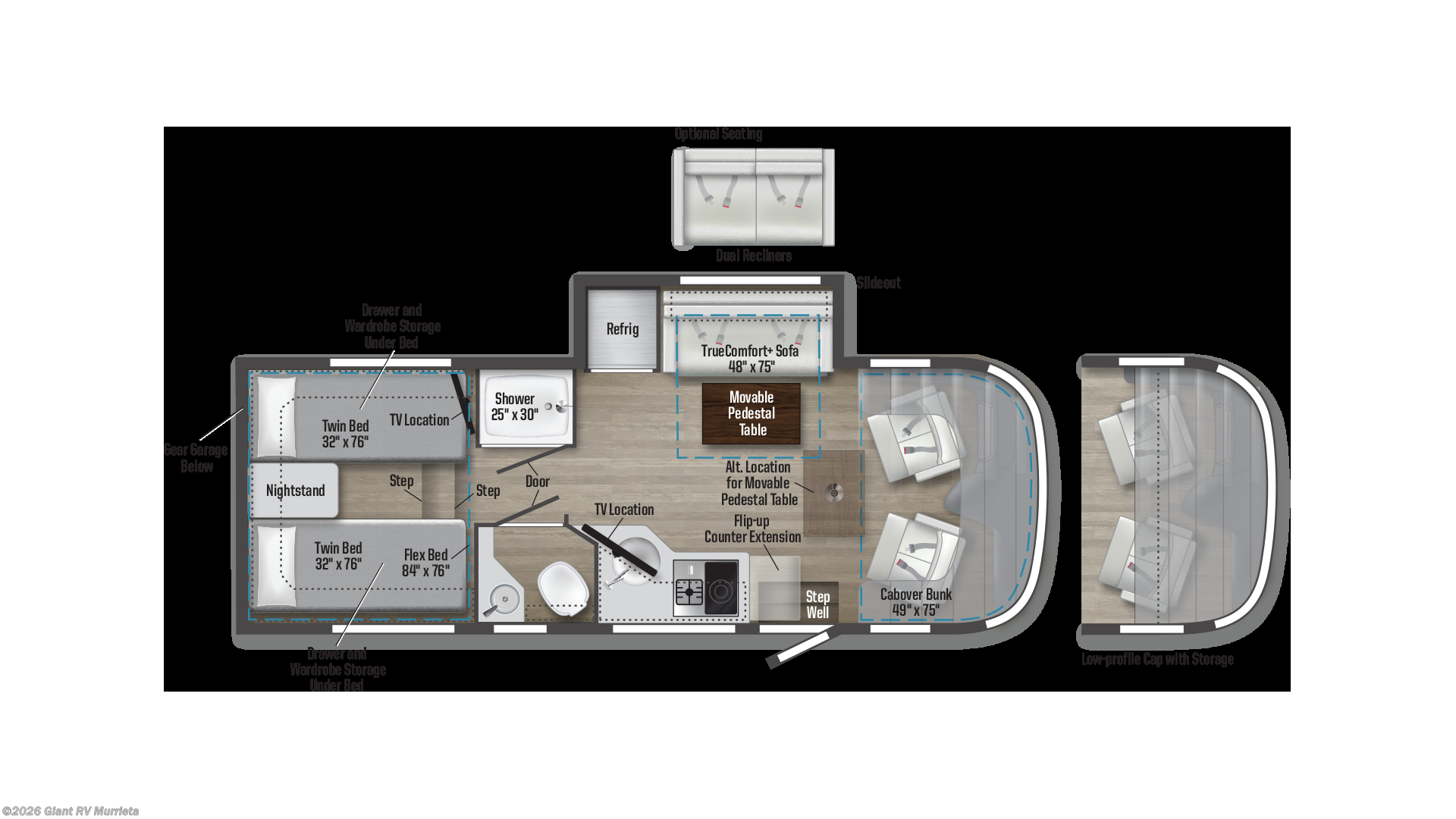 2027 Winnebago View 24R - New Class C For Sale by Giant RV in Murrieta, California