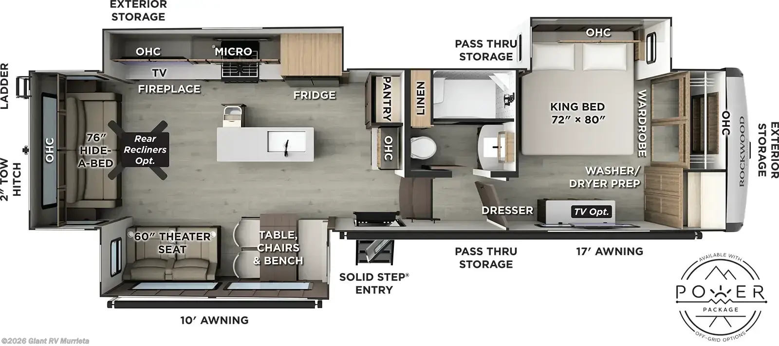 2026 Rockwood Signature R361RLS by Forest River from Giant RV in Murrieta, California