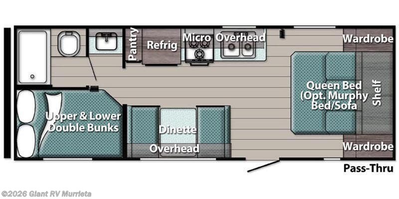 2022 Gulf Stream Ameri-Lite Ultra-Lite 248BH - Used Travel Trailer For Sale by Giant RV in Murrieta, California