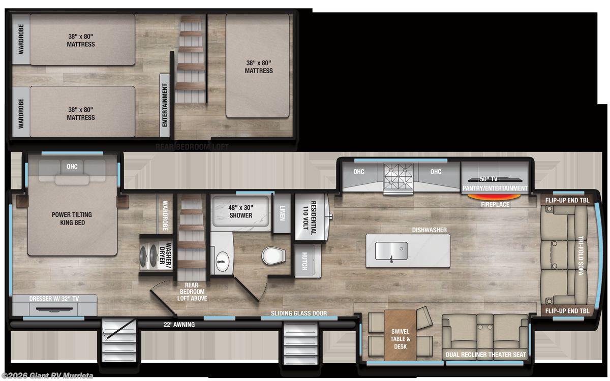 2026 Benchmark 42LFT by Alliance RV from Giant RV in Murrieta, California