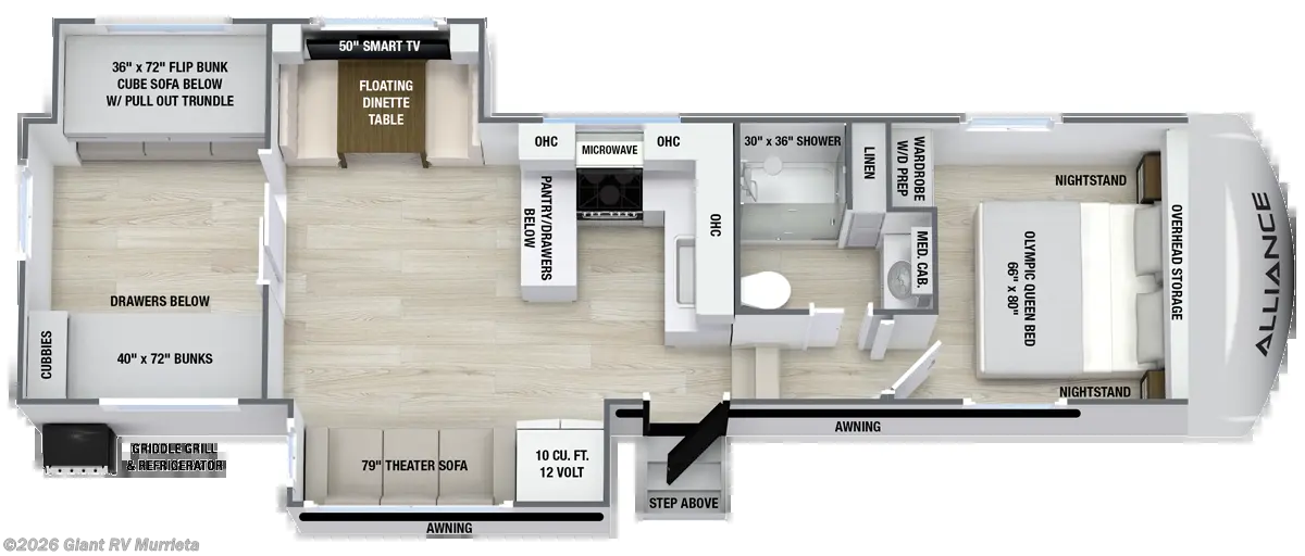 2027 Alliance RV Avenue 30BH - New Fifth Wheel For Sale by Giant RV in Murrieta, California