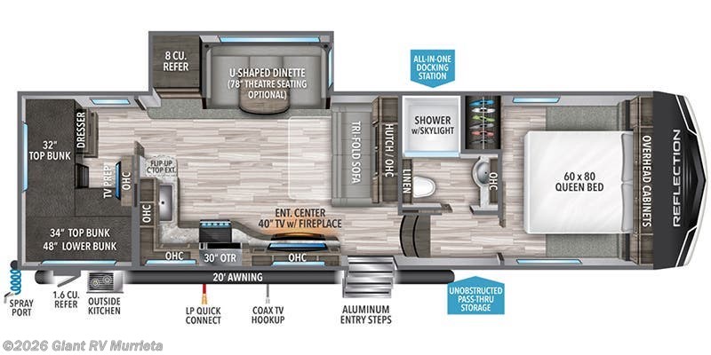 2021 Grand Design Reflection 150 Series 290BH - Used Fifth Wheel For Sale by Giant RV in Murrieta, California