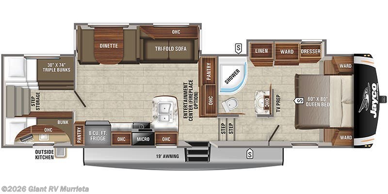 2021 Jayco Eagle HT 29.5BHOK - Used Fifth Wheel For Sale by Giant RV in Murrieta, California