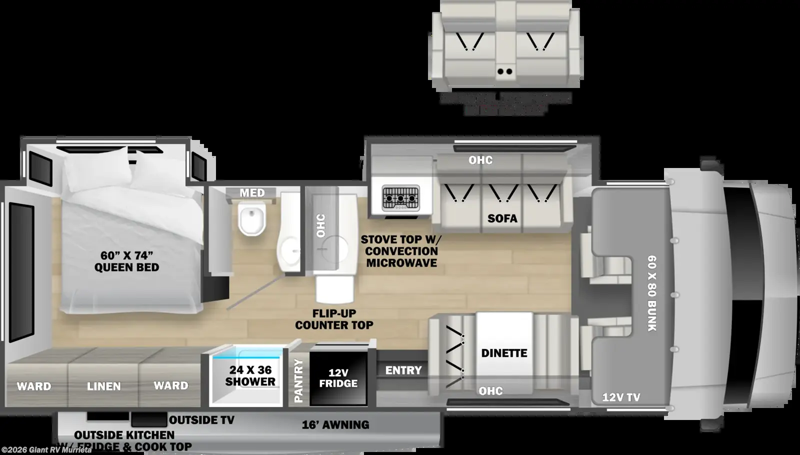 2027 Forest River Solera 2862DSF - New Class C For Sale by Giant RV in Murrieta, California
