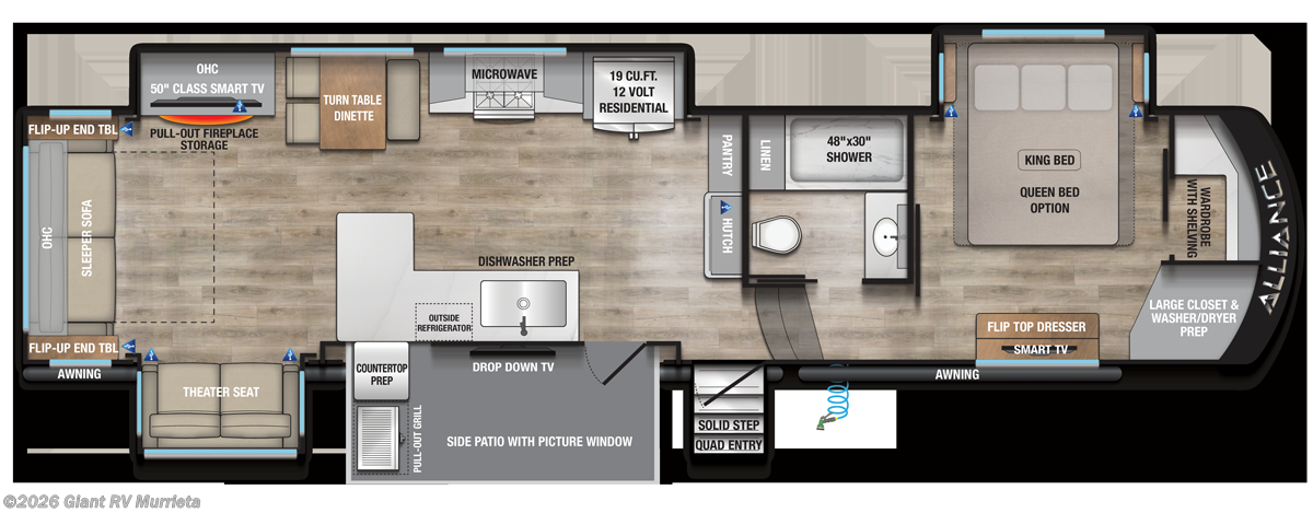 2026 Paradigm 388SP by Alliance RV from Giant RV in Murrieta, California