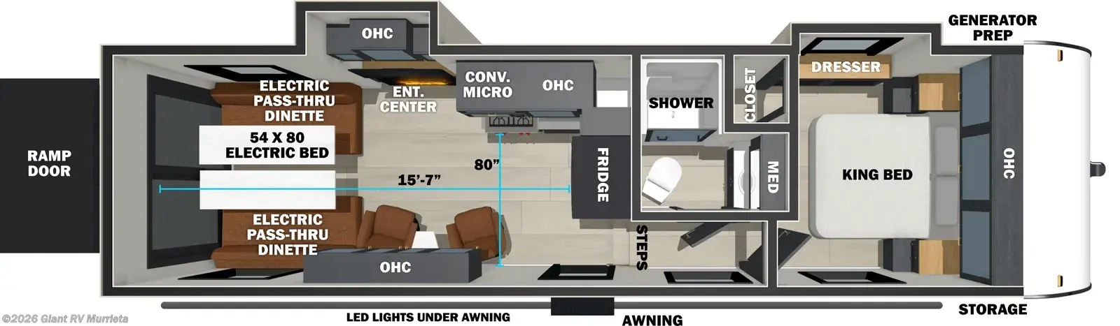 2026 Forest River Stealth 2800 - New Fifth Wheel For Sale by Giant RV in Murrieta, California