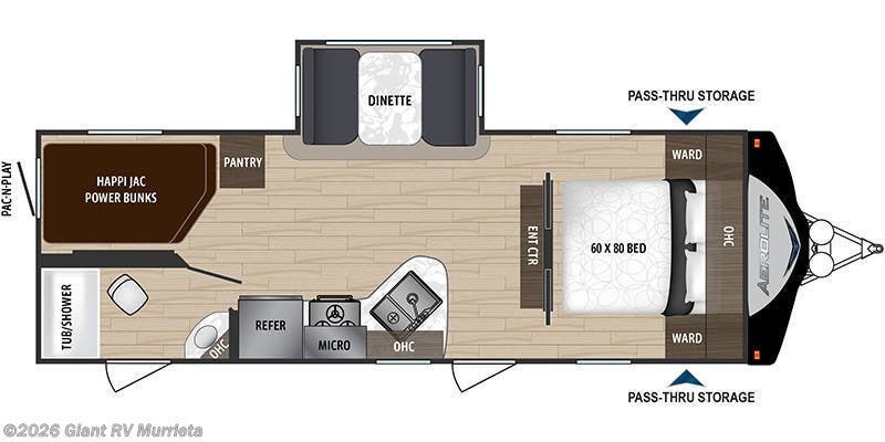 2019 Dutchmen Aerolite 2423BH - Used Travel Trailer For Sale by Giant RV in Murrieta, California