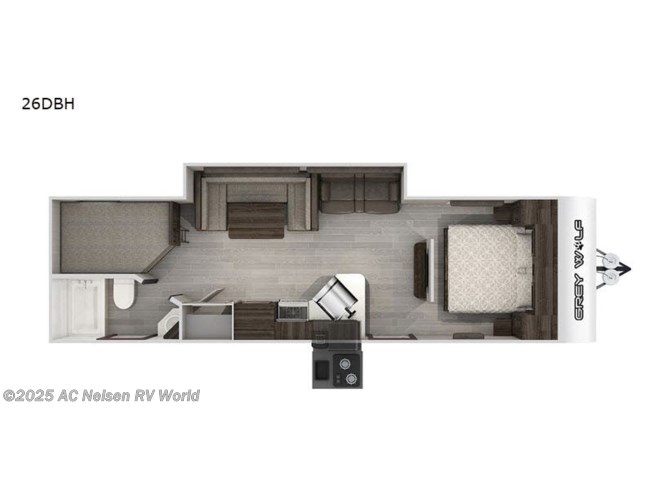 2021 Forest River Cherokee Grey Wolf 26dbh Rv For Sale In Omaha Ne 68137 18175 Rvusa Com Classifieds