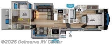 Floorplan of 2027 Grand Design Influence 3804DS