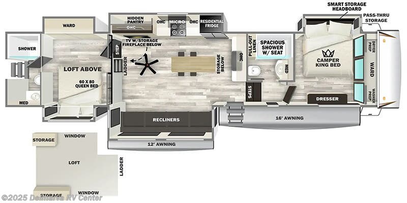 2026 Forest River Sabre 36DBB Floorplan