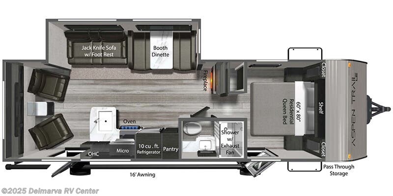 2025 Dutchmen Aspen Trail LE 26RL - New Travel Trailer for sale by Delmarva RV Center in Milford, Delaware