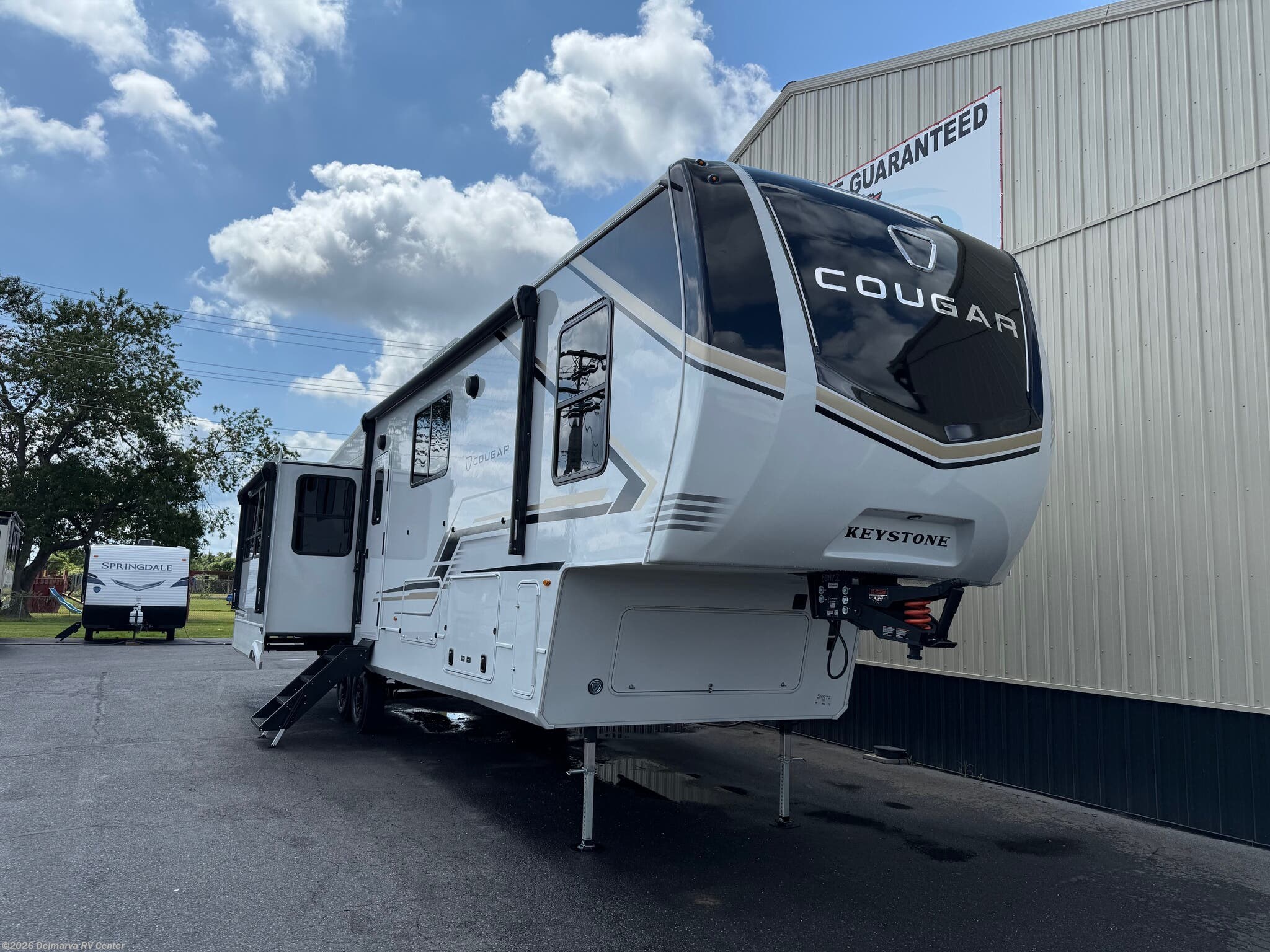 2026 Keystone Cougar 360MBI - New Fifth Wheel For Sale by Delmarva RV Center (Milford North) in Milford North, Delaware features Leveling Jacks, TV, Hitch, Awning, CO Detector