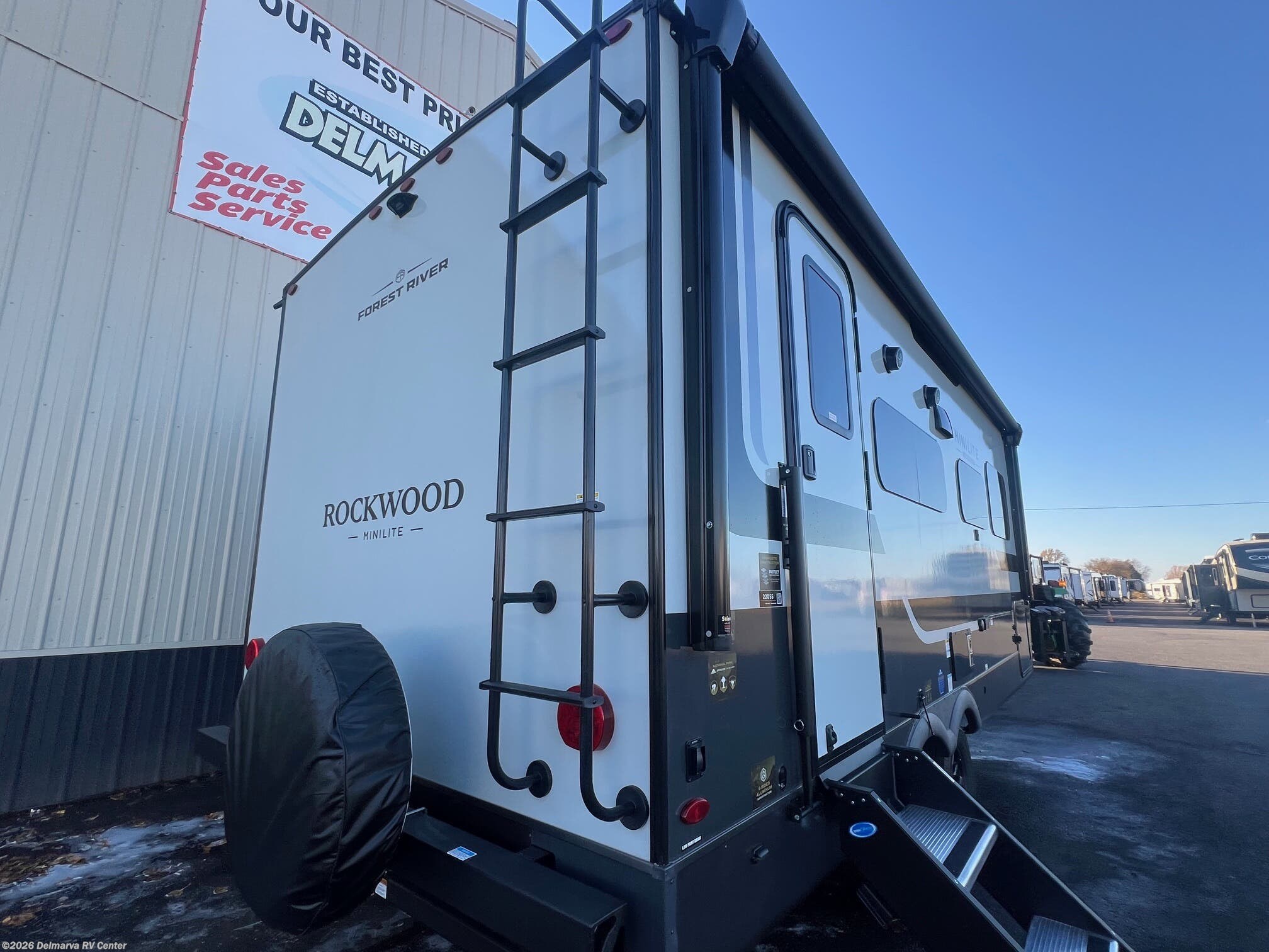 2026 Forest River Rockwood Mini Lite 2205S - New Travel Trailer For Sale by Delmarva RV Center in Milford, Delaware features Solar Panels, Medicine Cabinet, Spare Tire Kit, CO Detector, Insulated